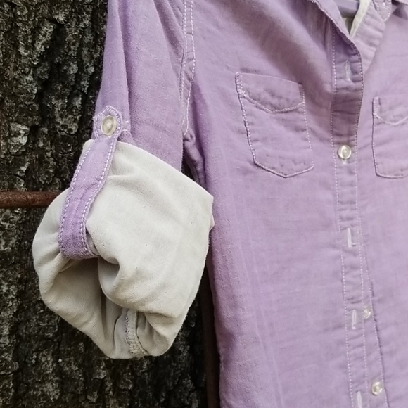 Lavender Button up Shirt - Picture 5 of 6